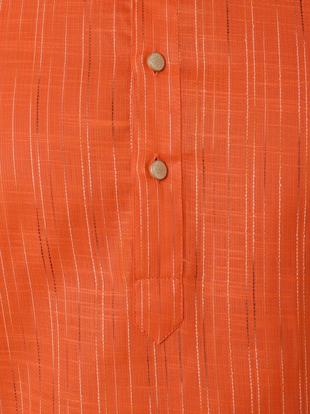 Striped Rust Kurta Set - KM34339-113