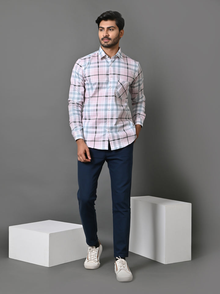 Checked Pink Shirts - E33911-10