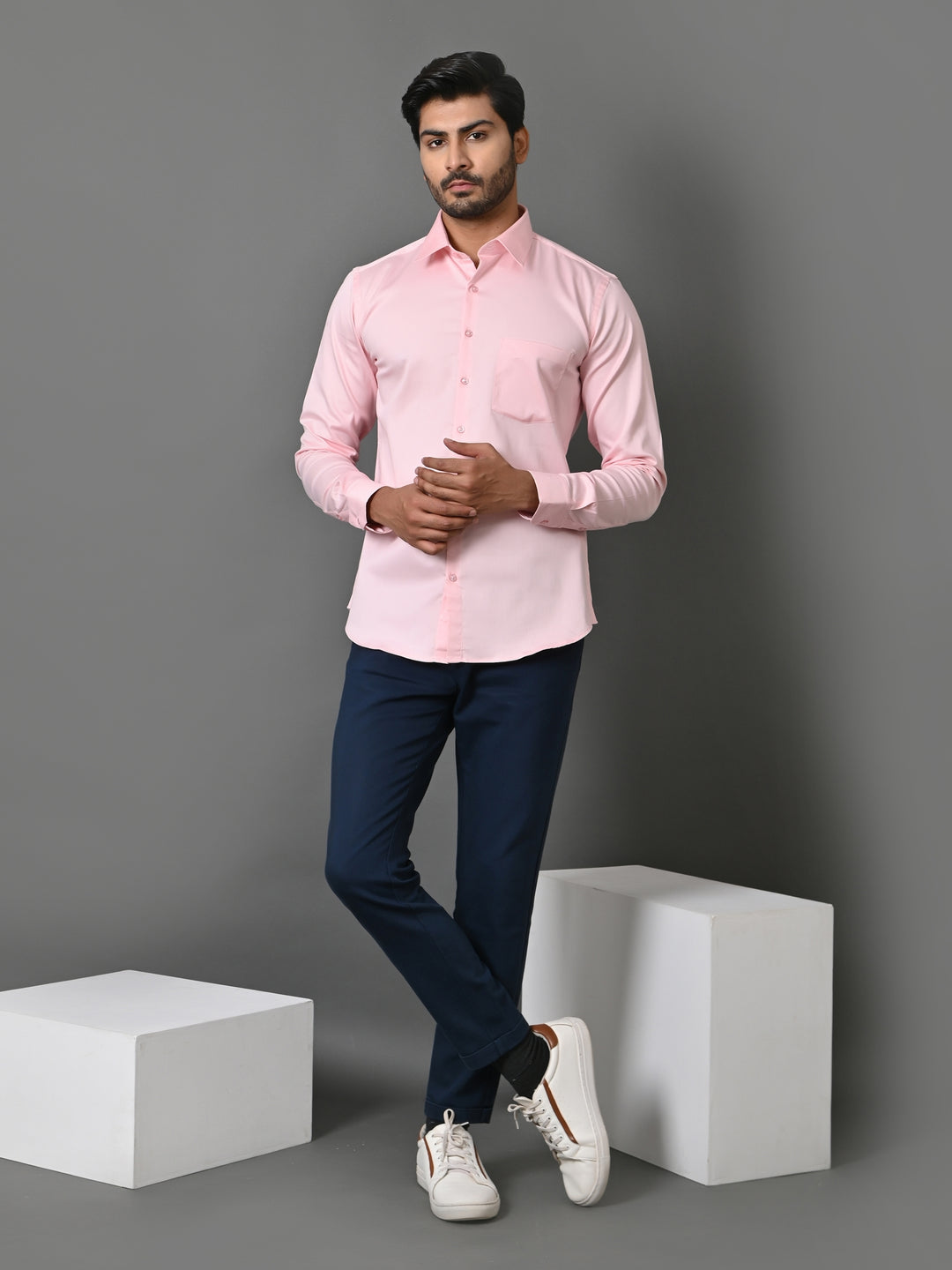 Solid Pink Shirts - E35961-3