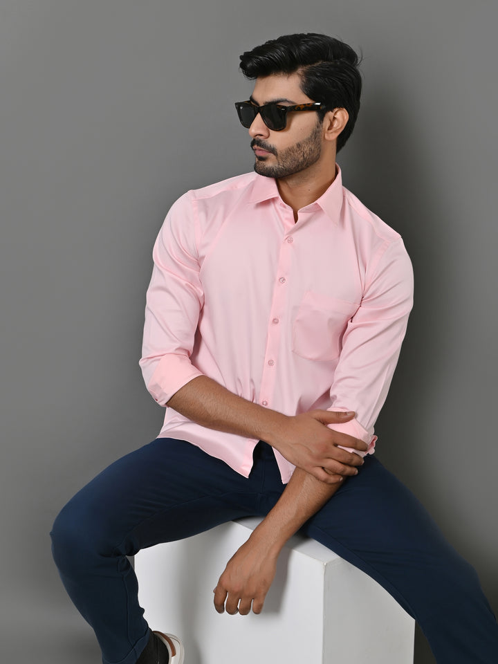 Solid Pink Shirts - E35961-3