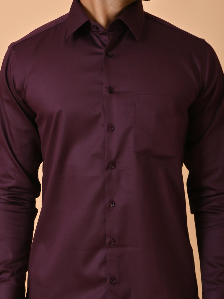 Solid Wine Shirts - E35961-9