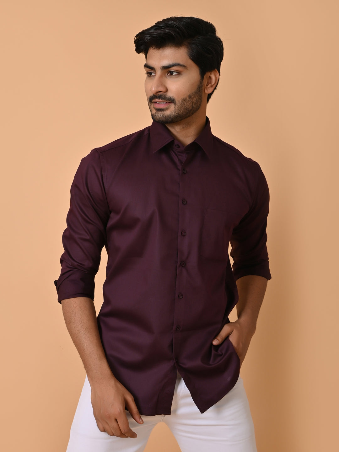 Solid Wine Shirts - E35961-9