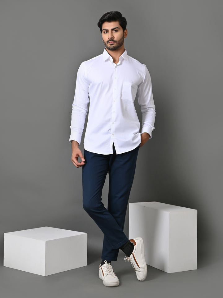 Solid White Shirts - E35961-1