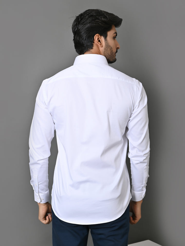 Solid White Shirts - E35961-1