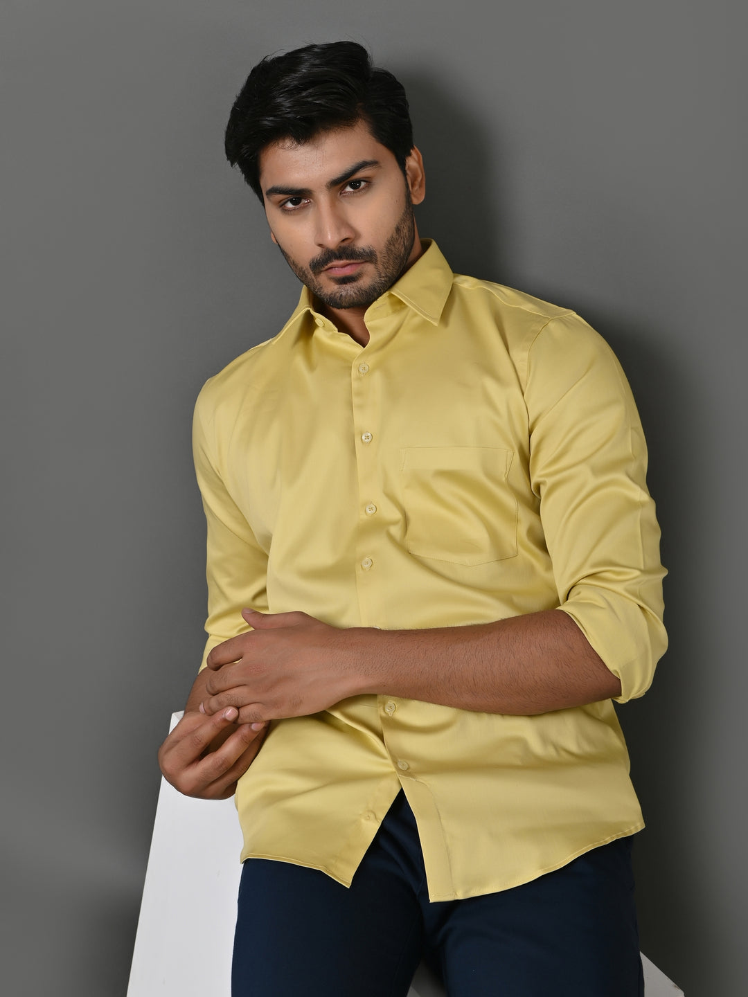 Solid Yellow Shirts - E35961-29