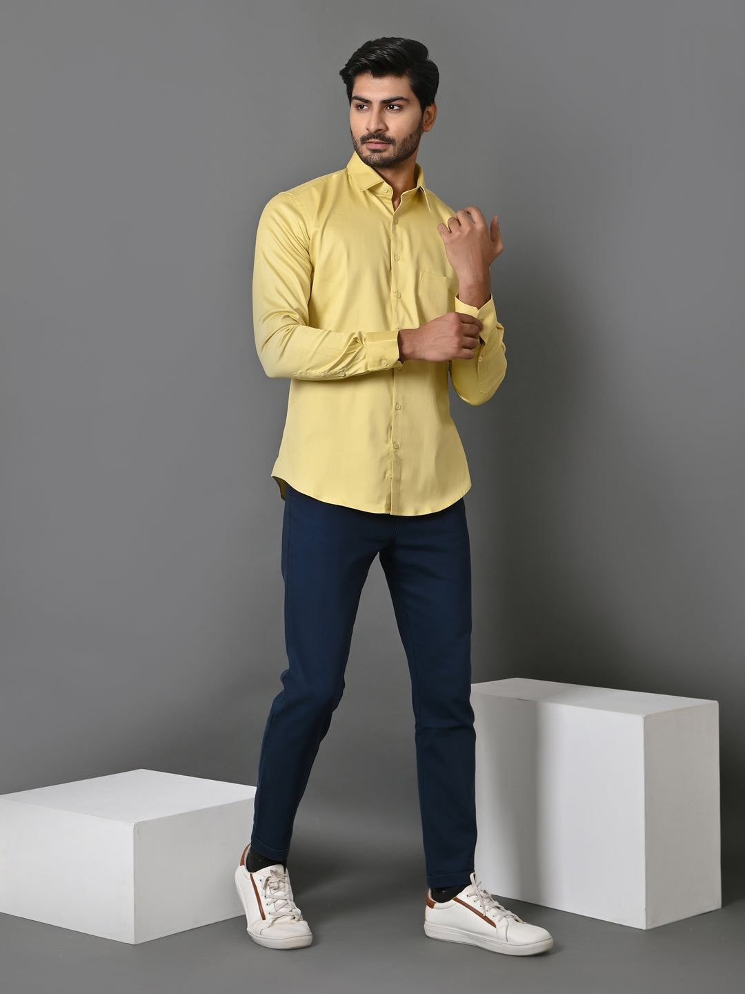 Solid Yellow Shirts - E35961-29