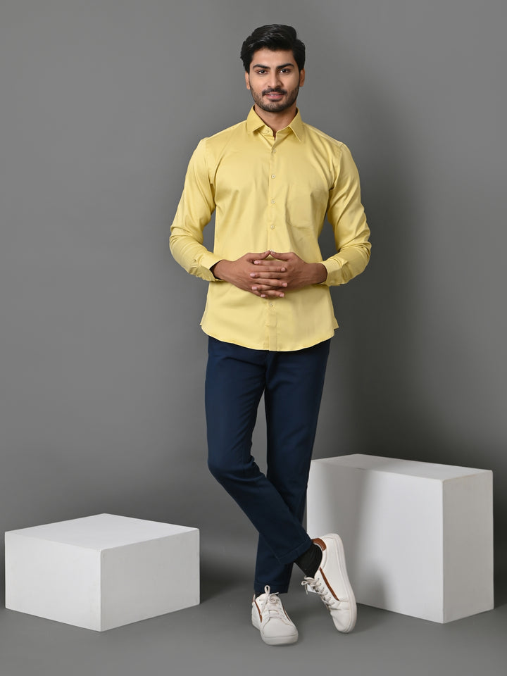 Solid Yellow Shirts - E35961-29