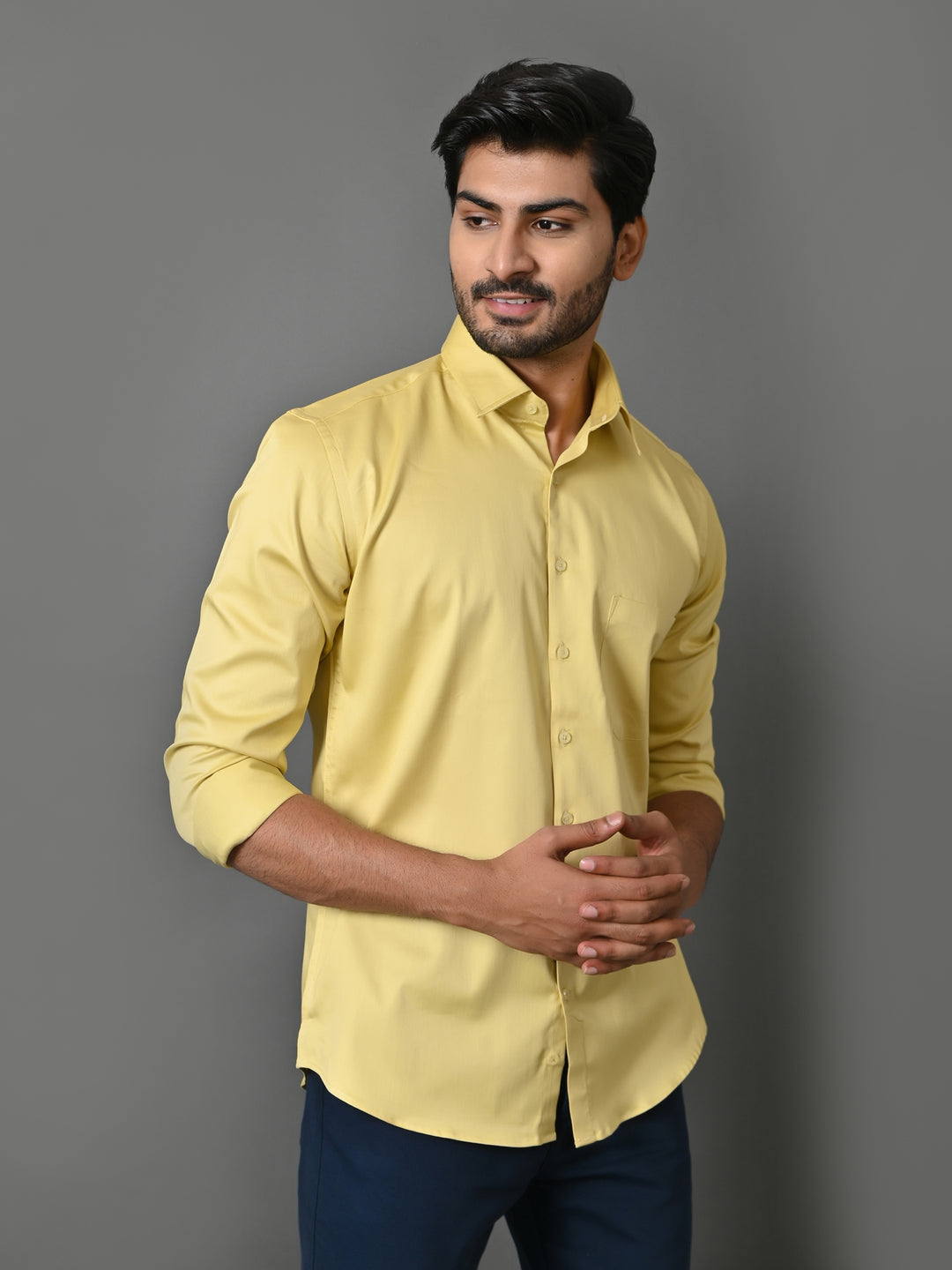 Solid Yellow Shirts - E35961-29