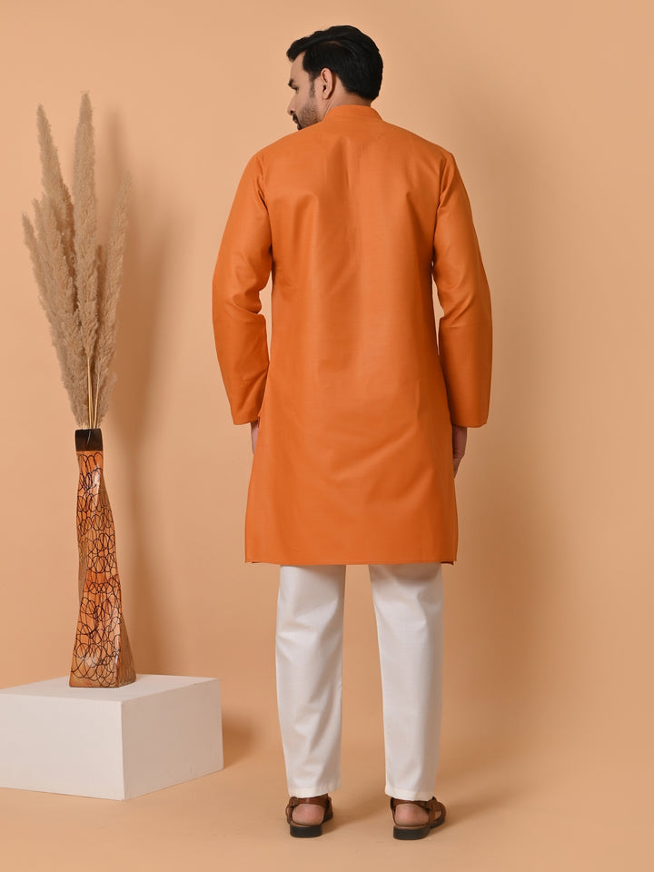 Solid Mustard Kurta Set - KR26705-139