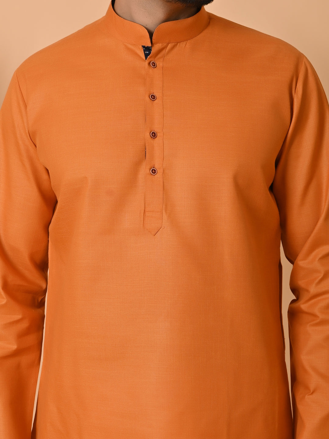 Solid Mustard Kurta Set - KR26705-139