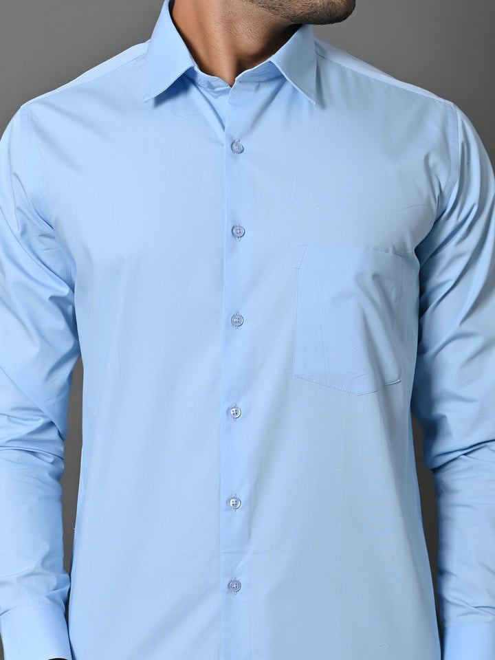 Solid Blue Shirts - E33837-24