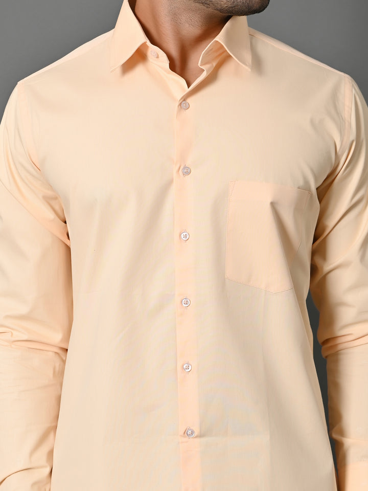 Solid Peach Shirts - E33837-21