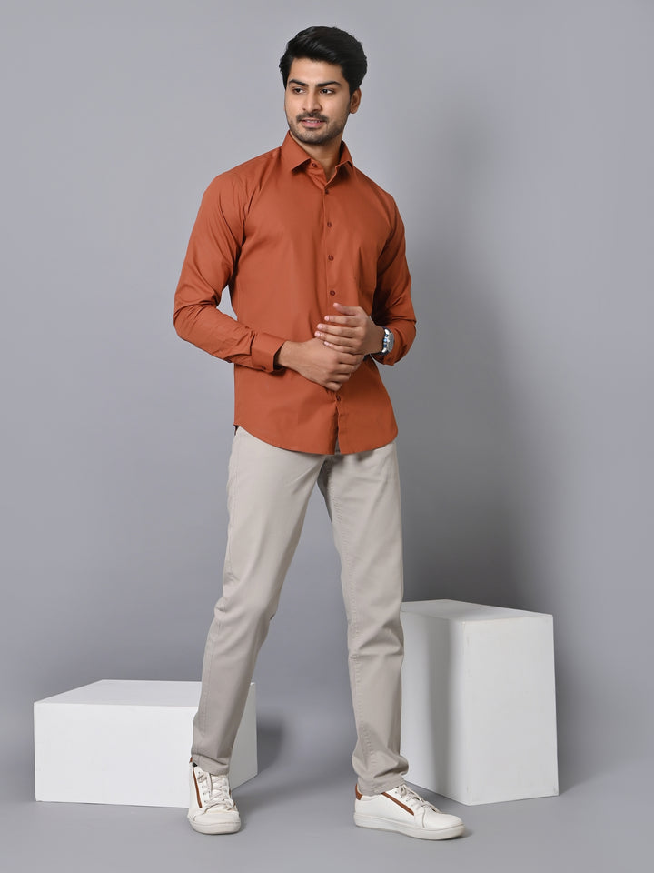 Solid Rust Shirts - E33837-12