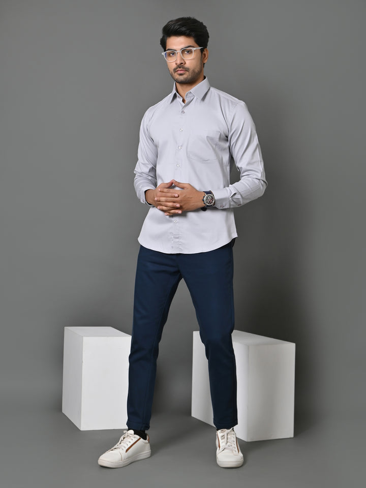 Solid Grey Shirts - E35961-20