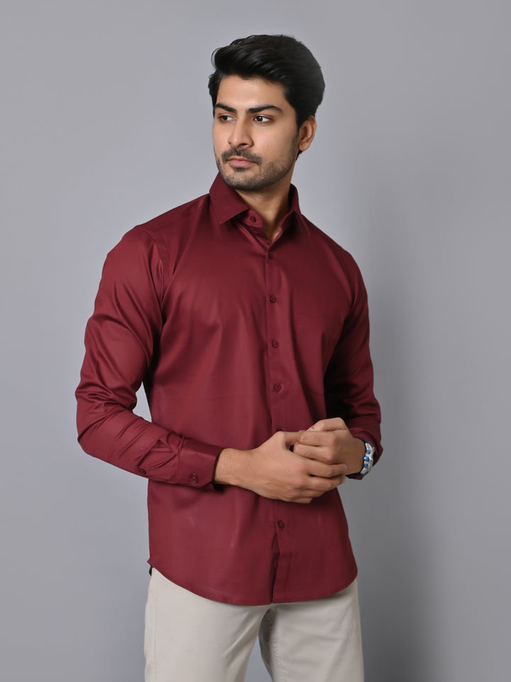 Solid Wine Shirts - E35961-6