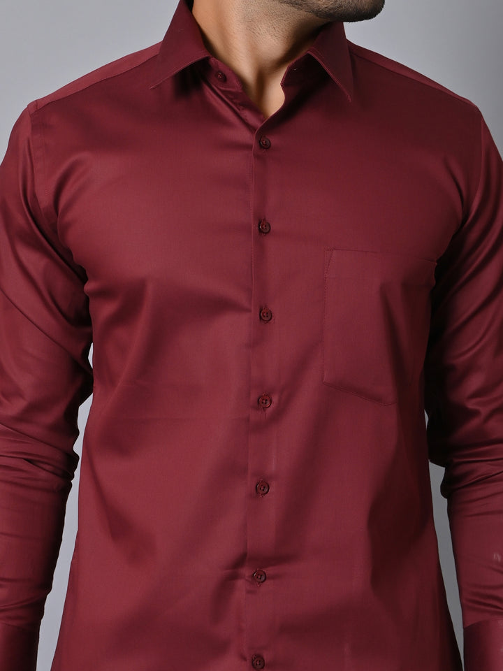 Solid Wine Shirts - E35961-6