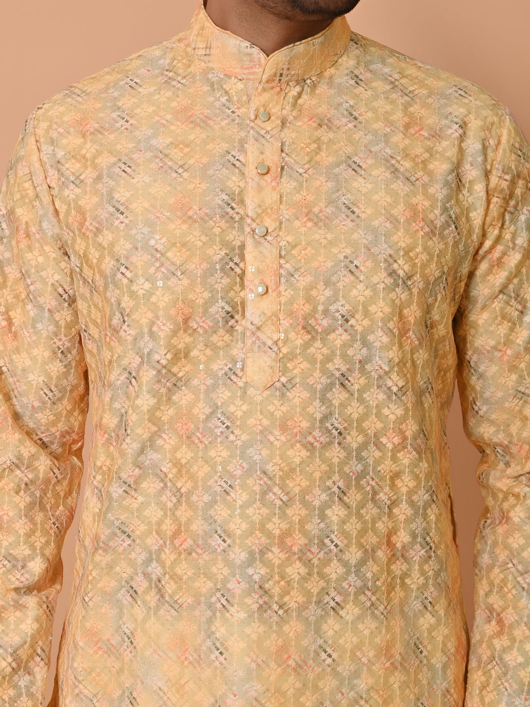 Sequence Yellow Kurta Set - KM34714-16