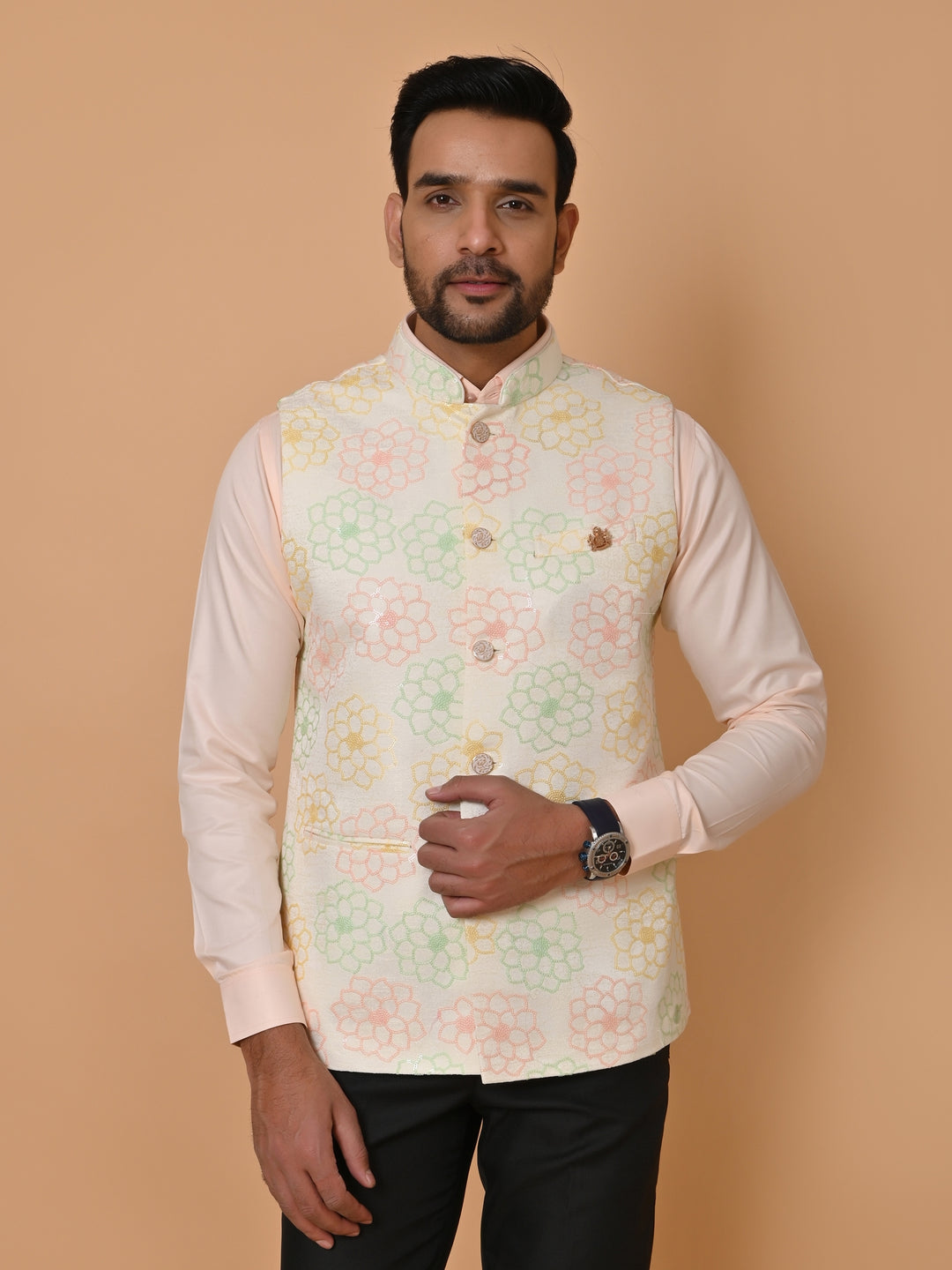 Sequence Multi Nehru Jacket - B34335-11