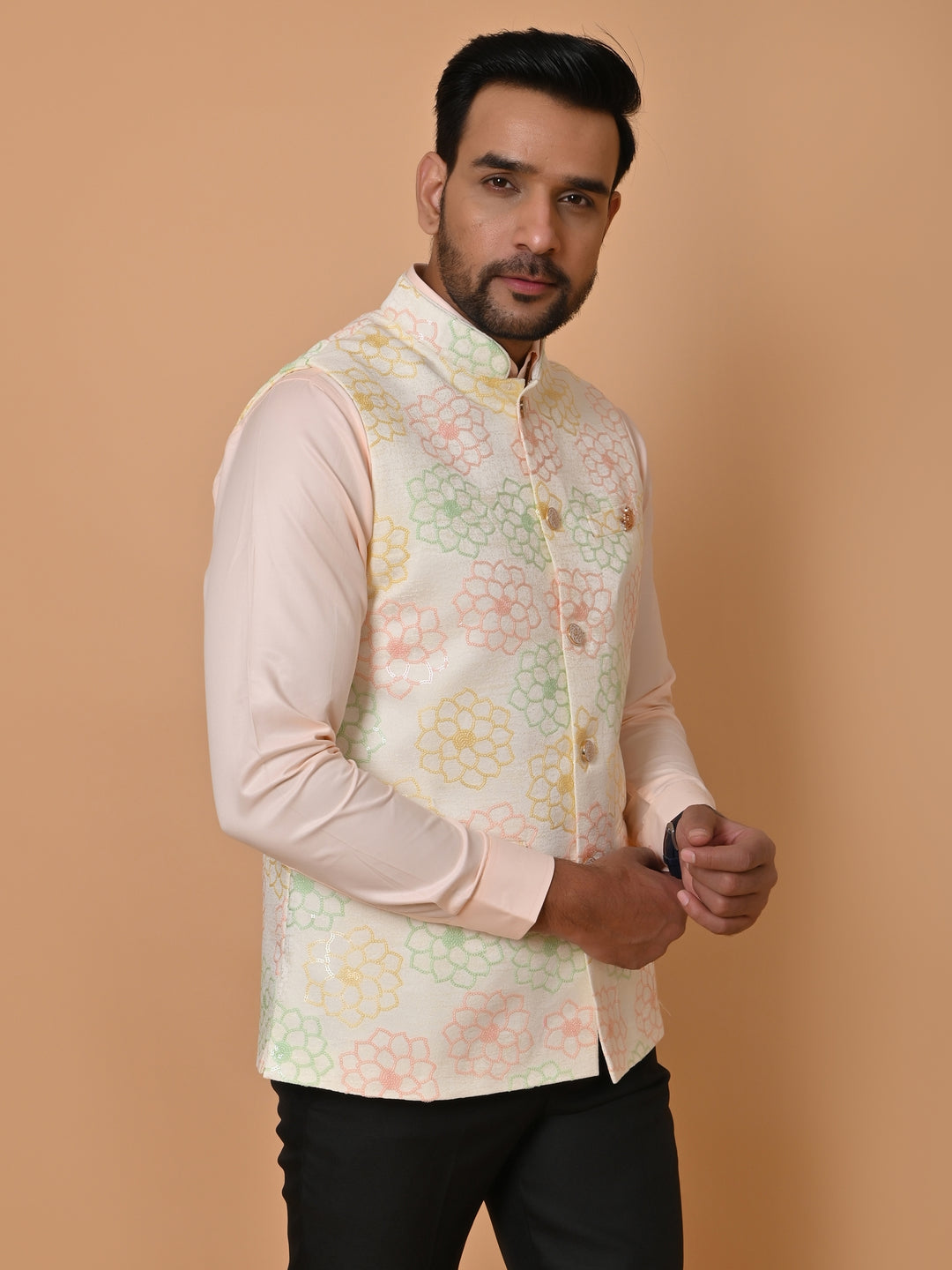 Sequence Multi Nehru Jacket - B34335-11