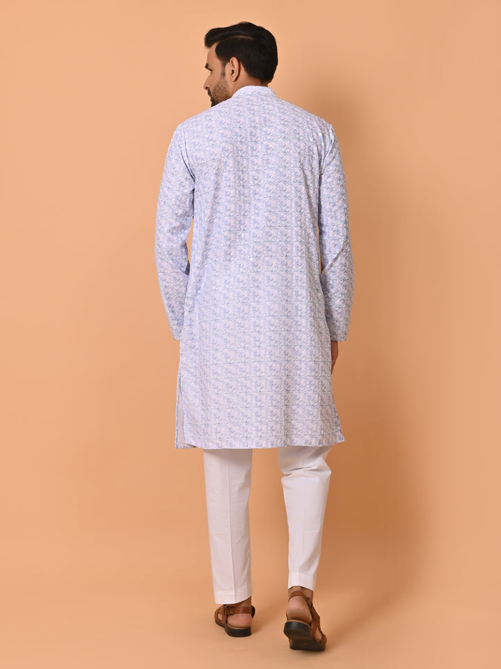 Sequence Blue Kurta Set - KM37056-6