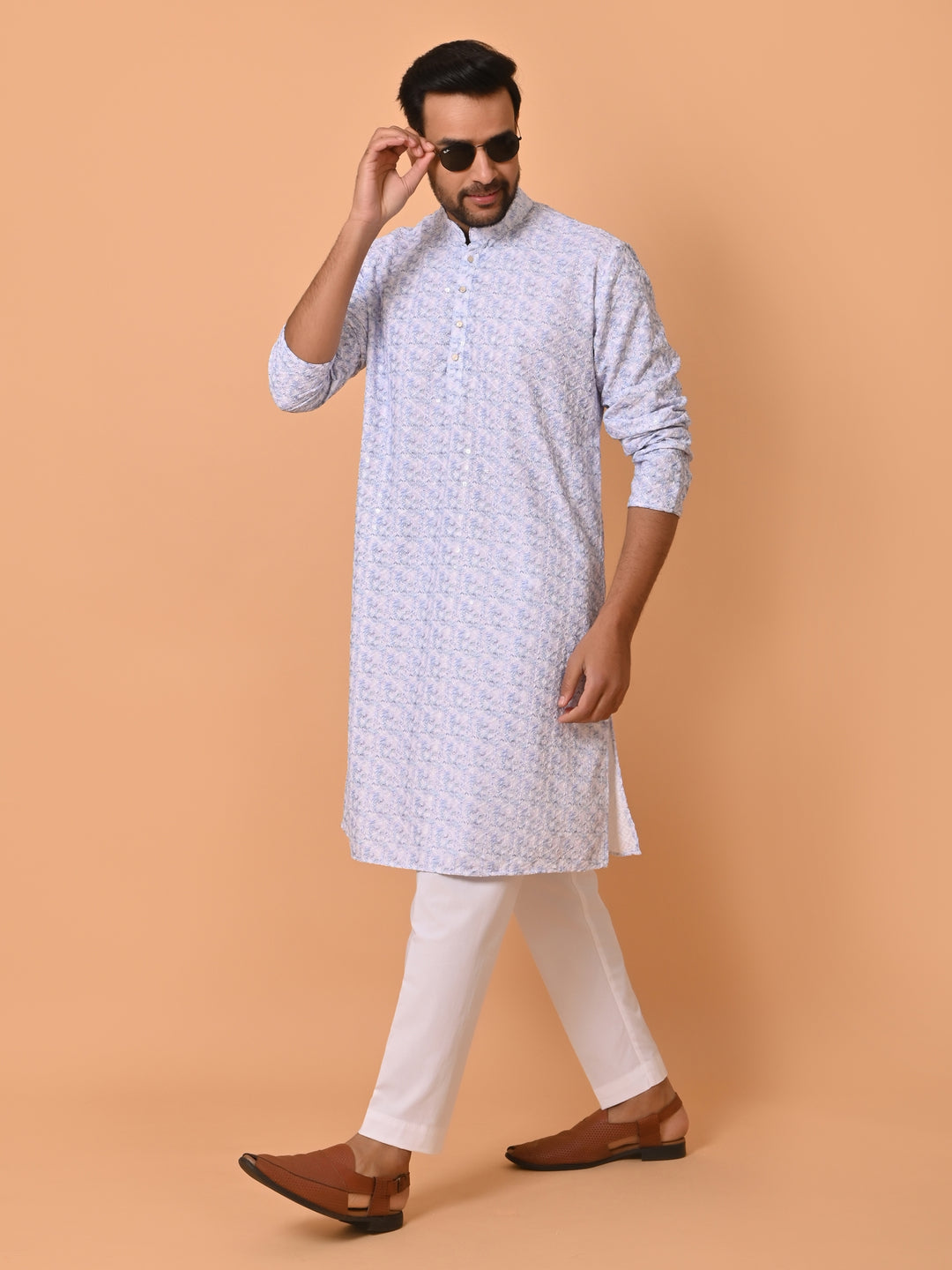 Sequence Blue Kurta Set - KM37056-6
