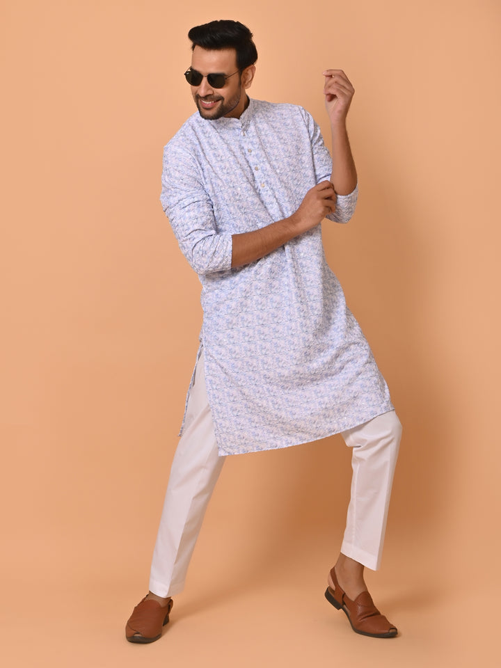 Sequence Blue Kurta Set - KM37056-6