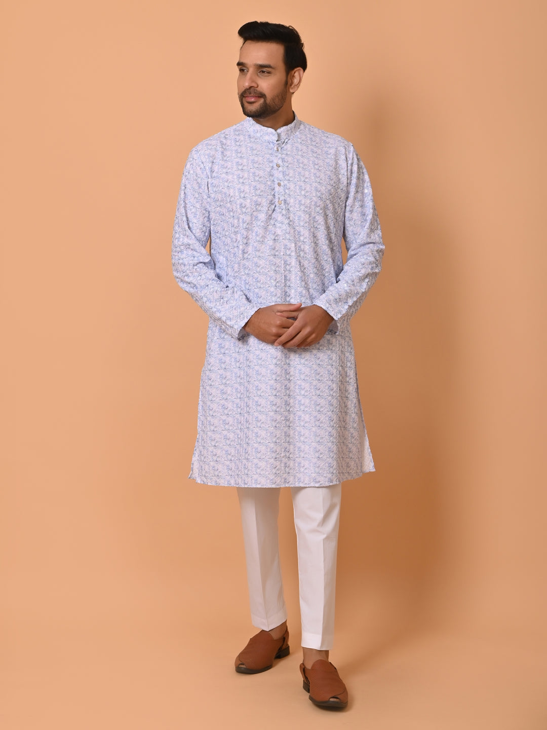 Sequence Blue Kurta Set - KM37056-6