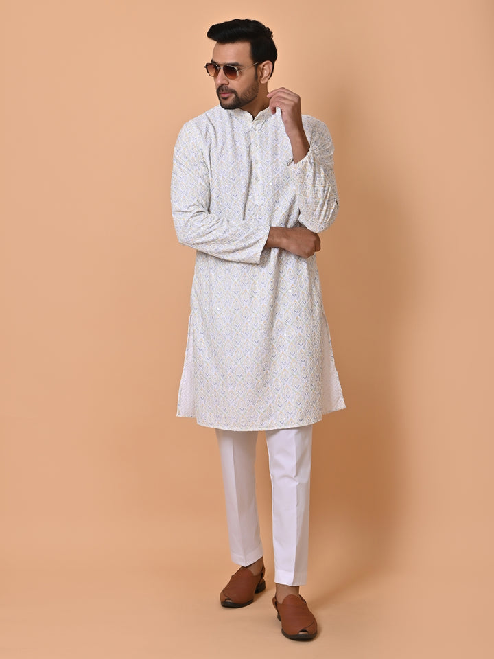 Sequence Mustard Kurta Set - KM37058-4