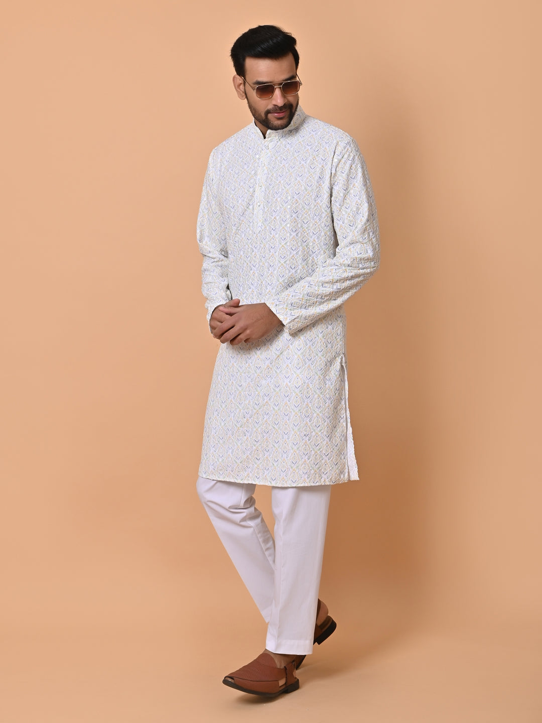 Sequence Mustard Kurta Set - KM37058-4