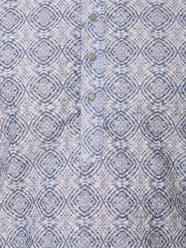 Sequence Blue Kurta Set - KM37351-7041A