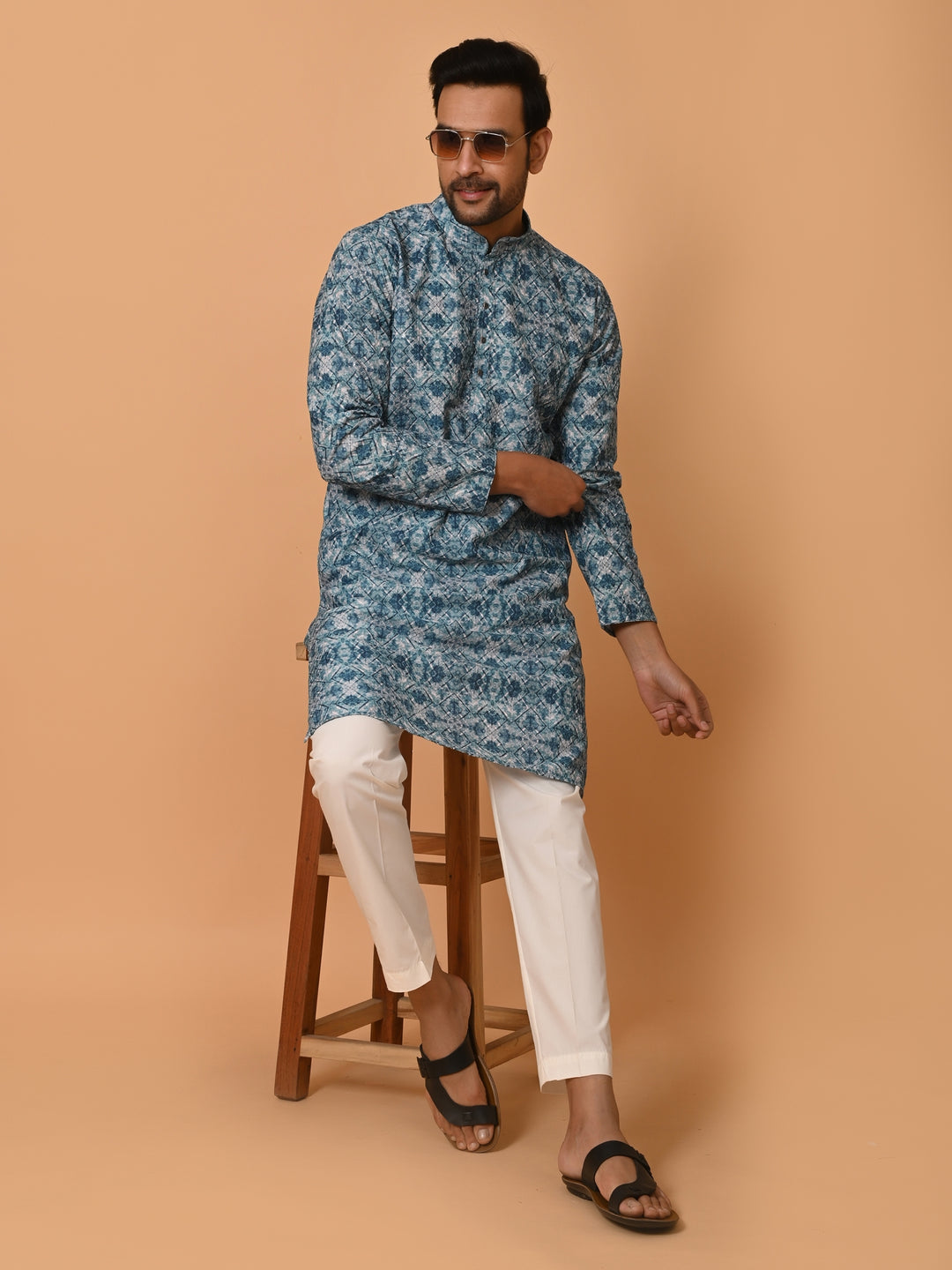 Sequence Green Kurta Set - KM37355-6247