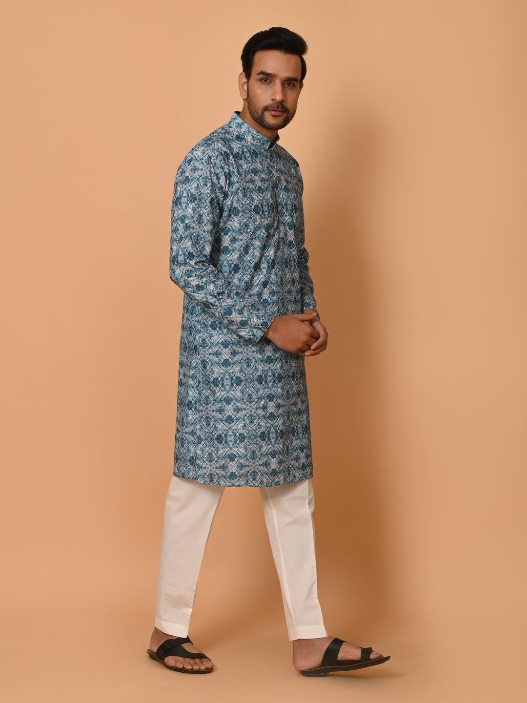 Sequence Green Kurta Set - KM37355-6247