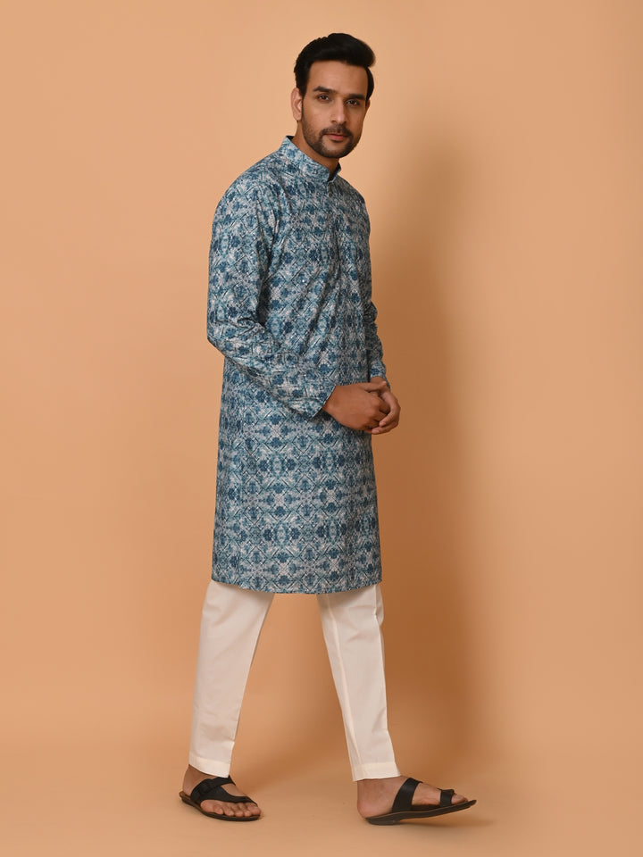 Sequence Green Kurta Set - KM37355-6247