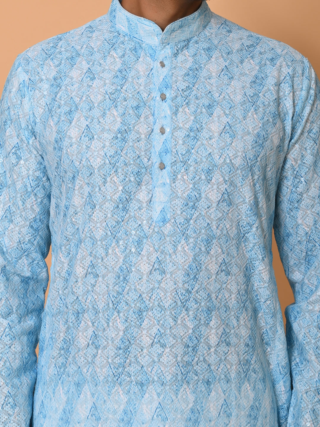 Sequence Blue Kurta Set - KM37572-63