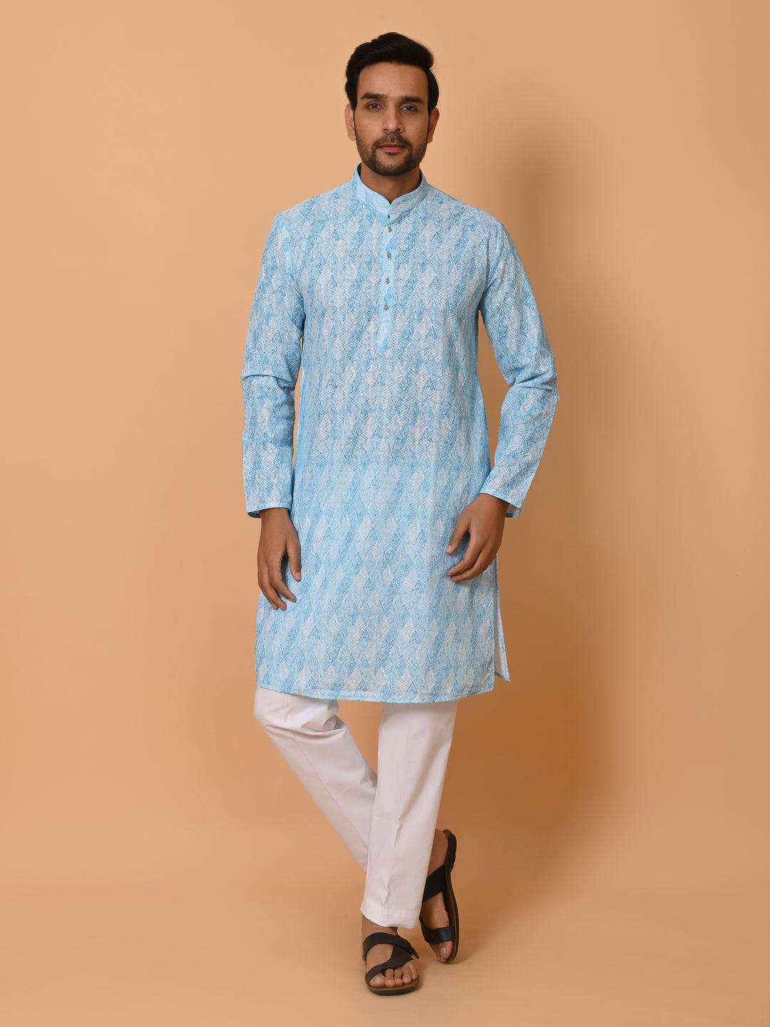 Sequence Blue Kurta Set - KM37572-63