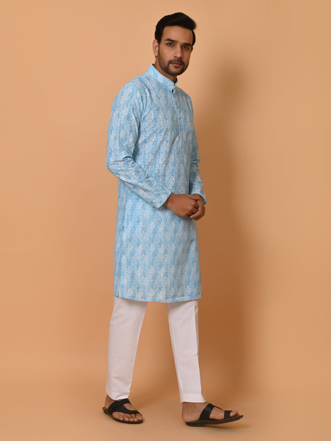 Sequence Blue Kurta Set - KM37572-63