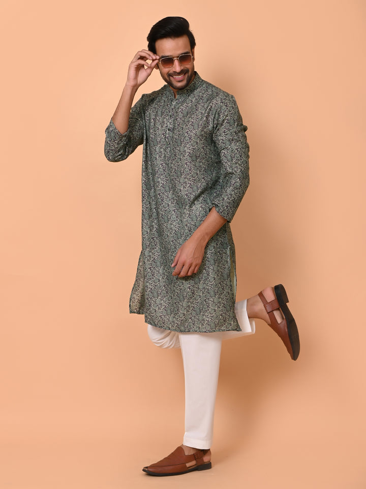 Paisley Wine Kurta Set - KM37283-962B