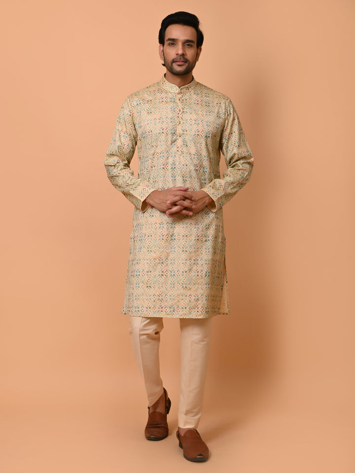 Sequence Green Kurta Set - KM38175-3