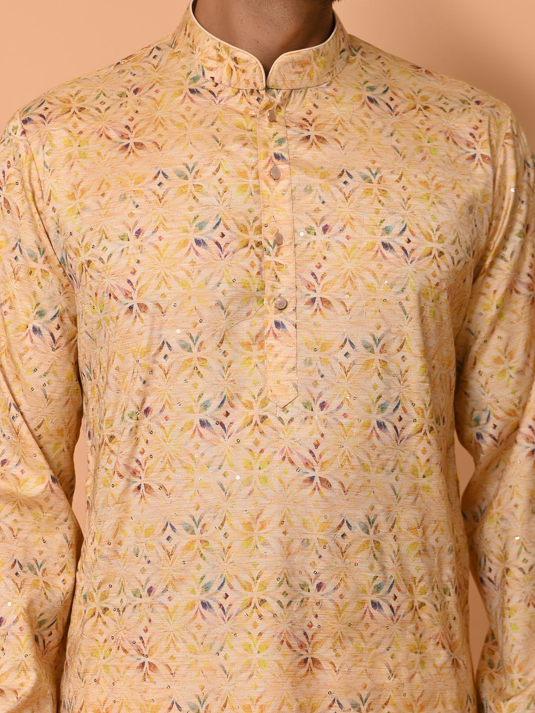 Sequence Mustard Kurta Set - KM38175-1