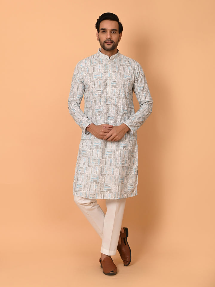 Sequence Green Kurta Set - KM36495-623C