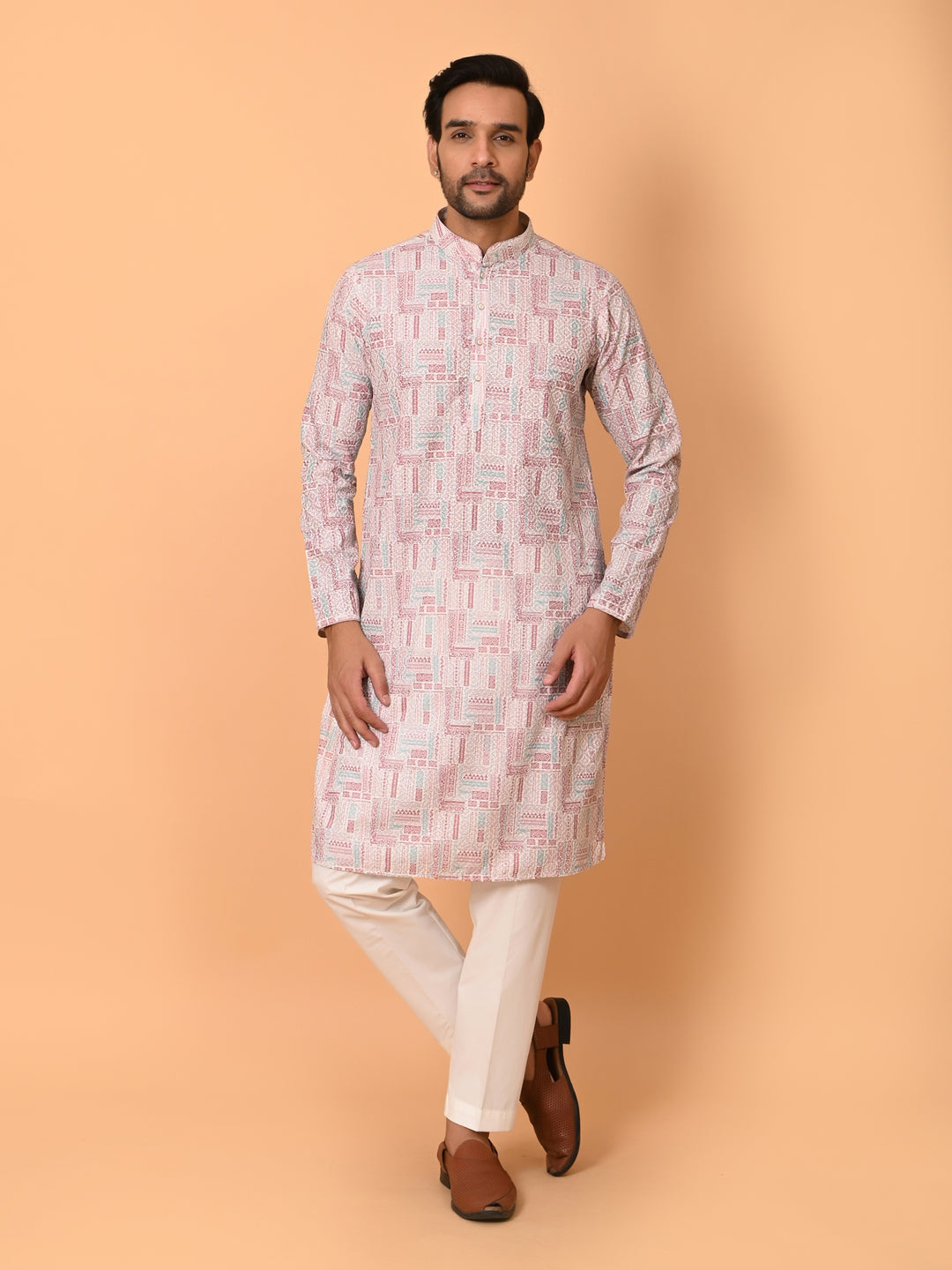 Sequence Rust Kurta Set - KM36495-623B