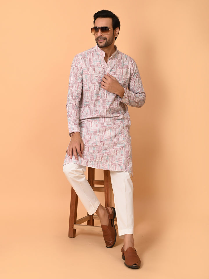 Sequence Rust Kurta Set - KM36495-623B