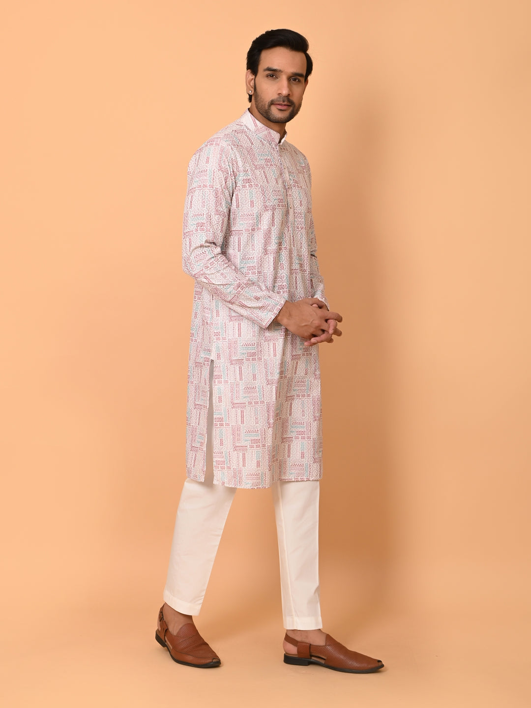 Sequence Rust Kurta Set - KM36495-623B