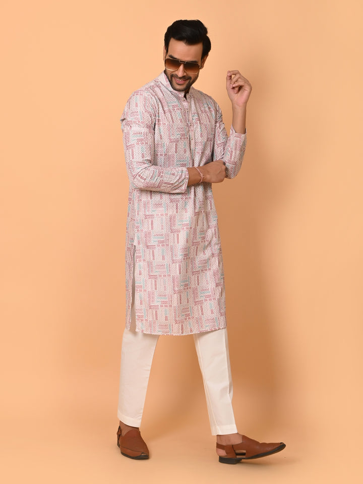 Sequence Rust Kurta Set - KM36495-623B