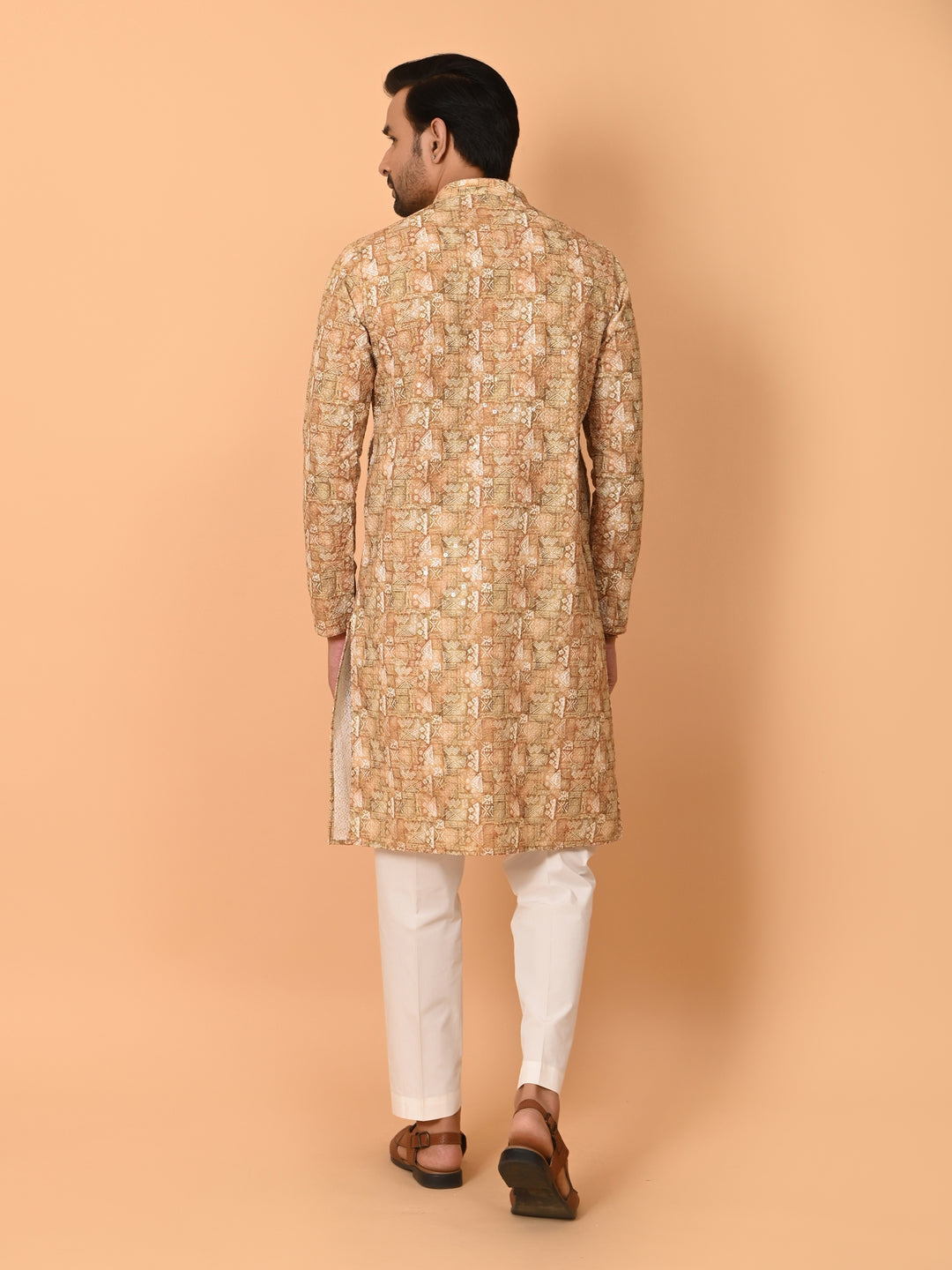 Sequence Mustard Kurta Set - KM38206-251