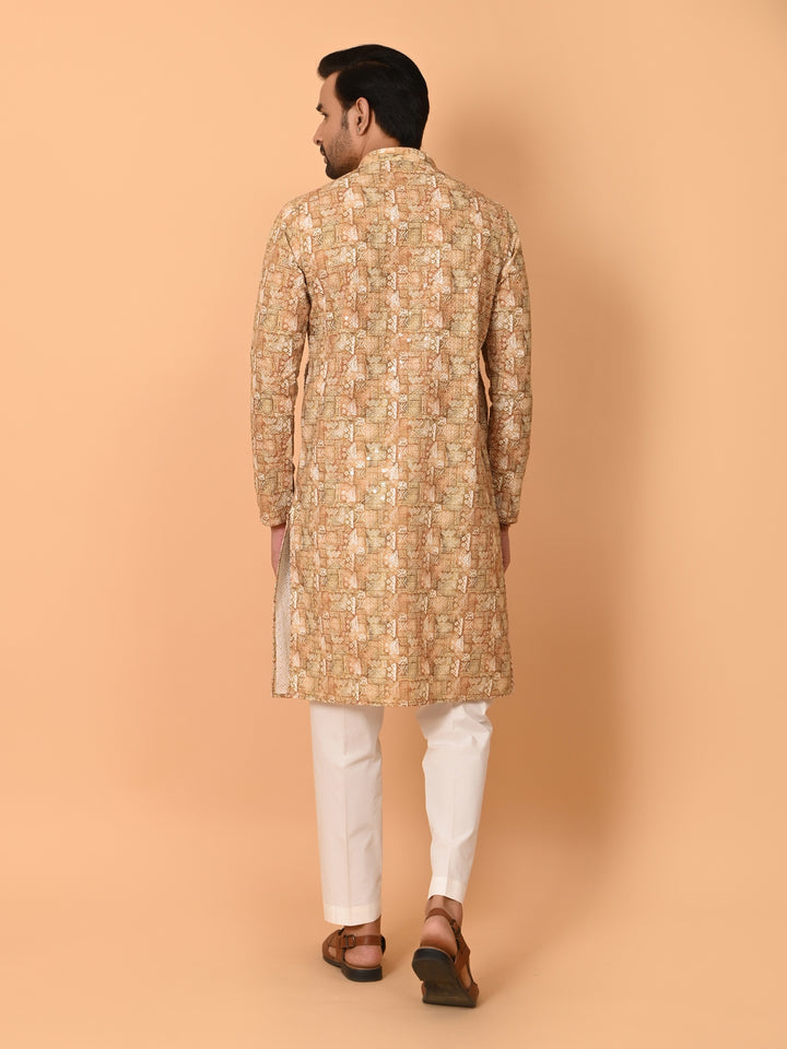 Sequence Mustard Kurta Set - KM38206-251