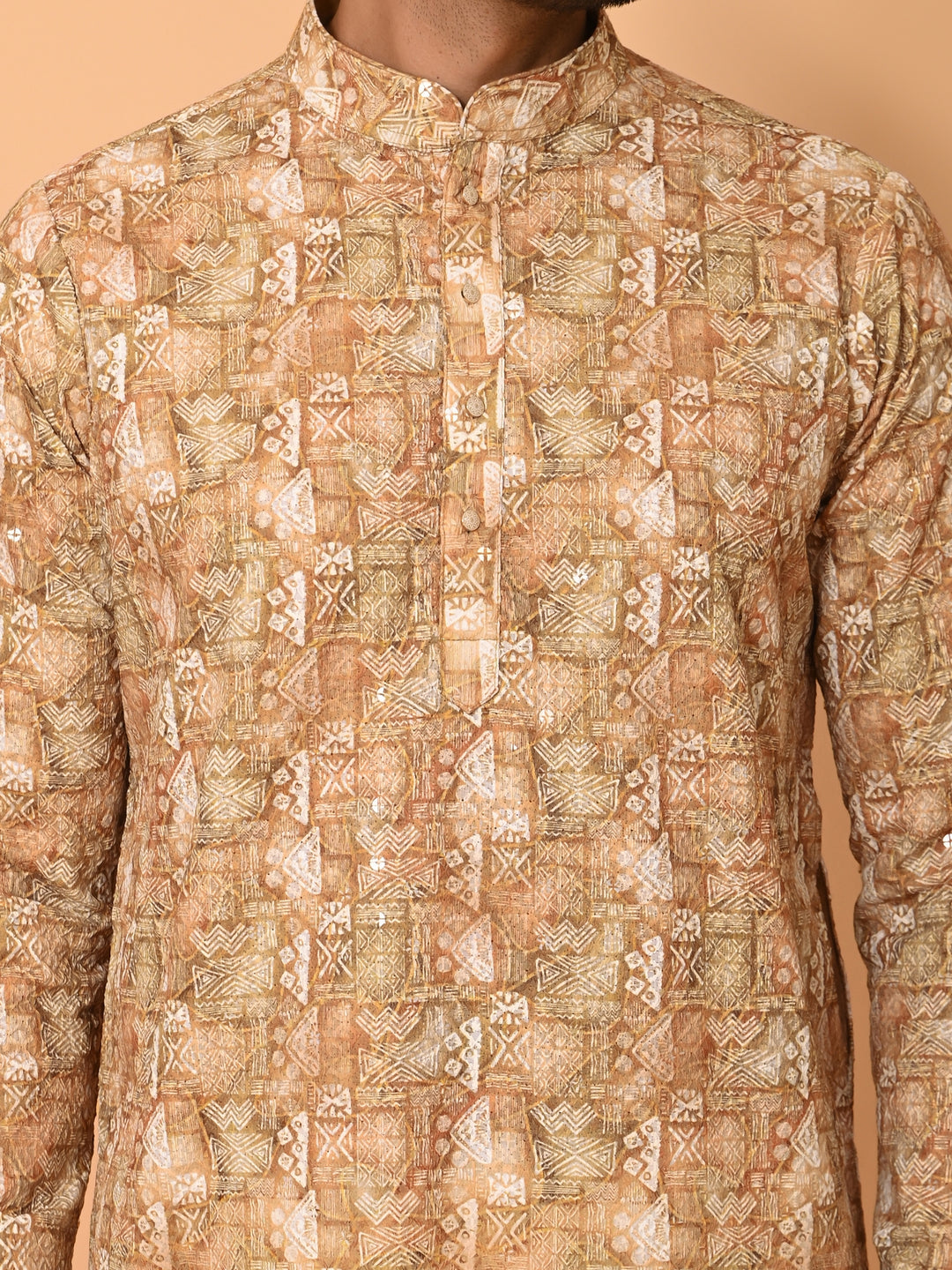 Sequence Mustard Kurta Set - KM38206-251