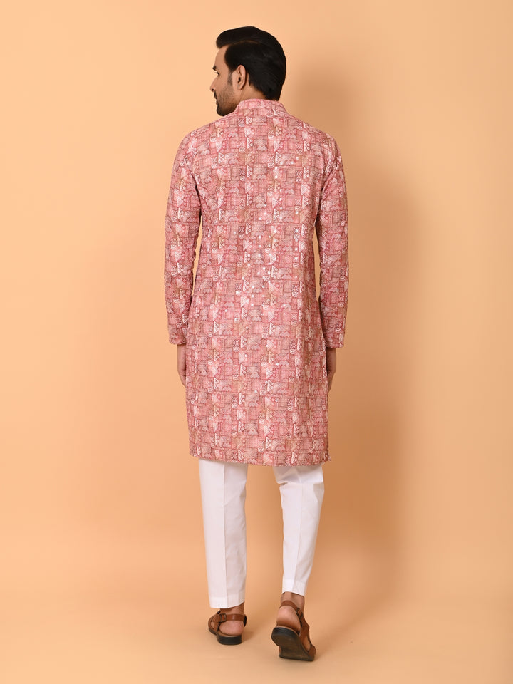 Sequence Pink Kurta Set - KM38206-253