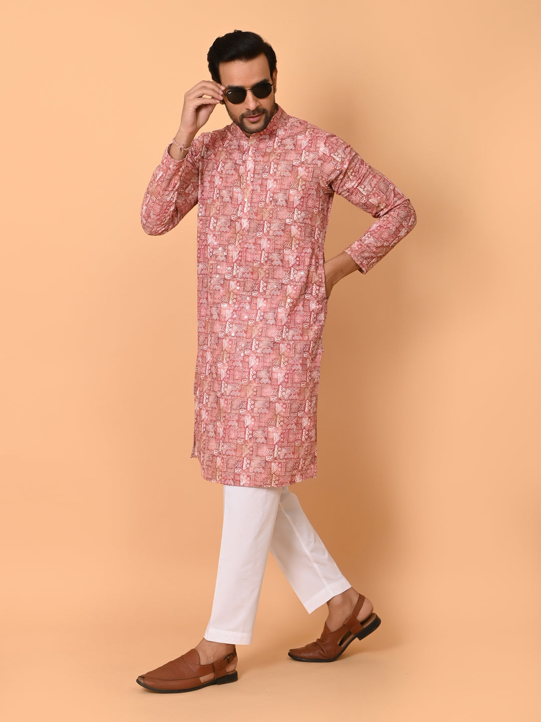 Sequence Pink Kurta Set - KM38206-253