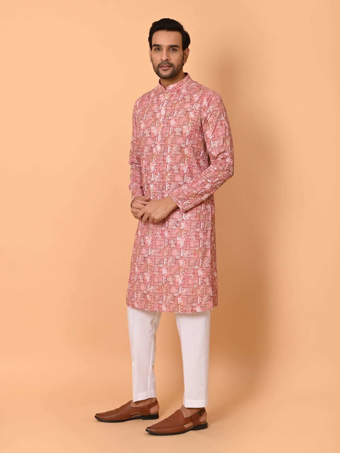 Sequence Pink Kurta Set - KM38206-253